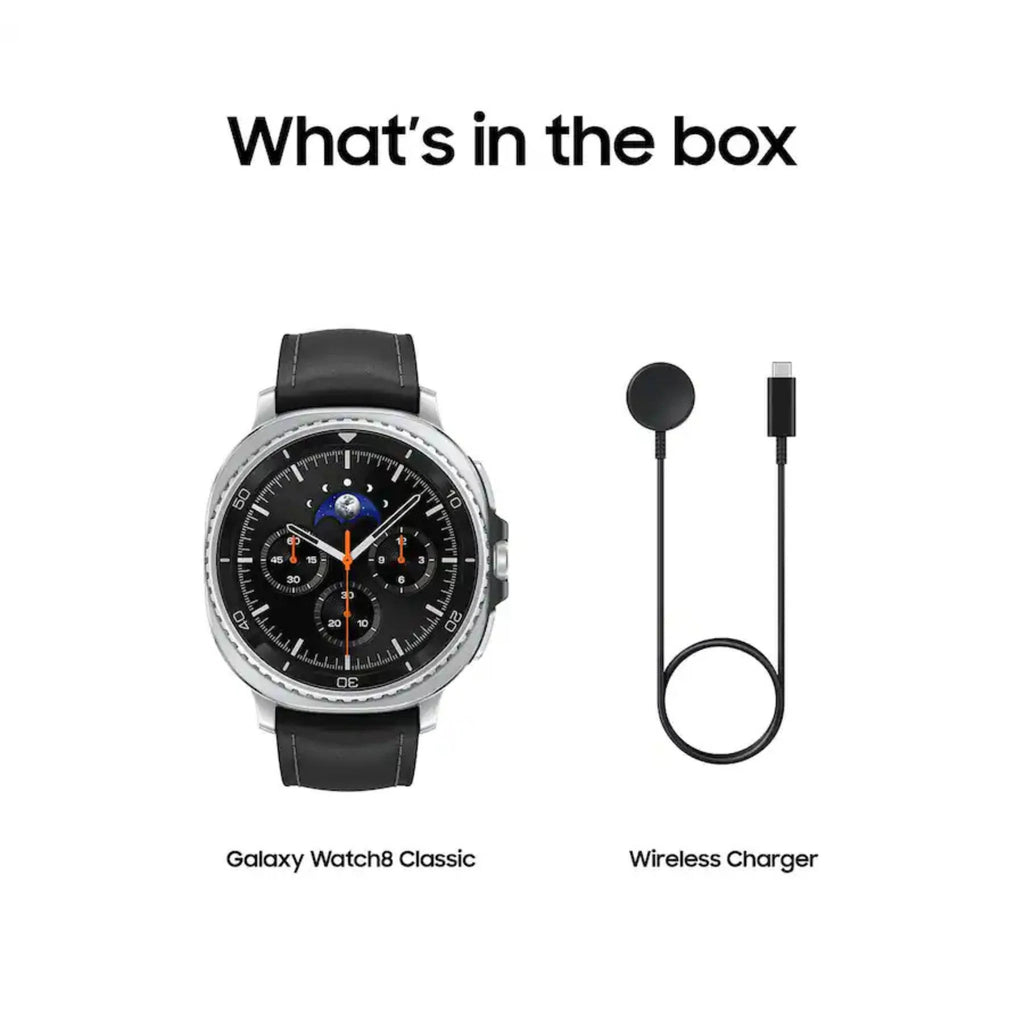 Galaxy Watch8 Classic Stainless Steel Smartwatch 46mm BT - THE LUX MOBILE