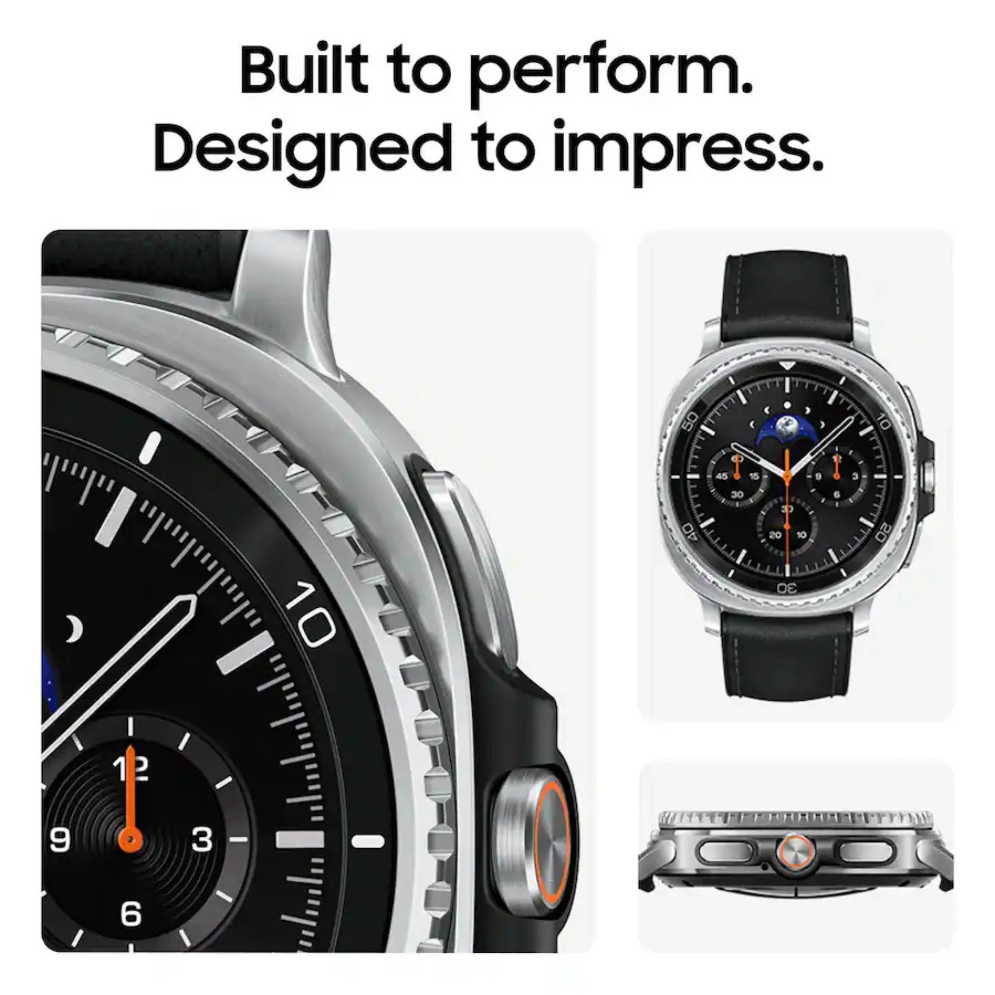 Galaxy Watch8 Classic Stainless Steel Smartwatch 46mm BT - THE LUX MOBILE