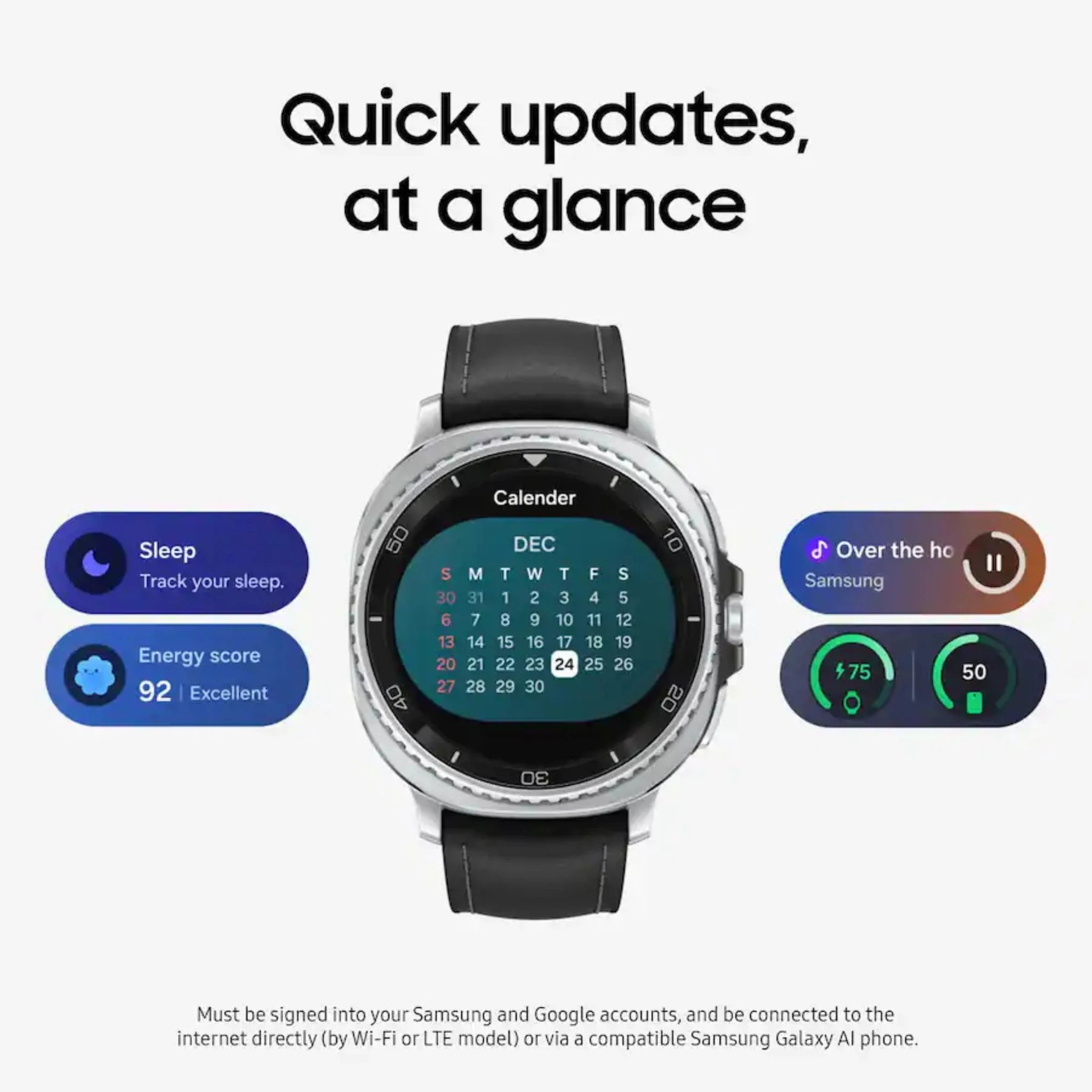 Galaxy Watch8 Classic Stainless Steel Smartwatch 46mm BT - THE LUX MOBILE