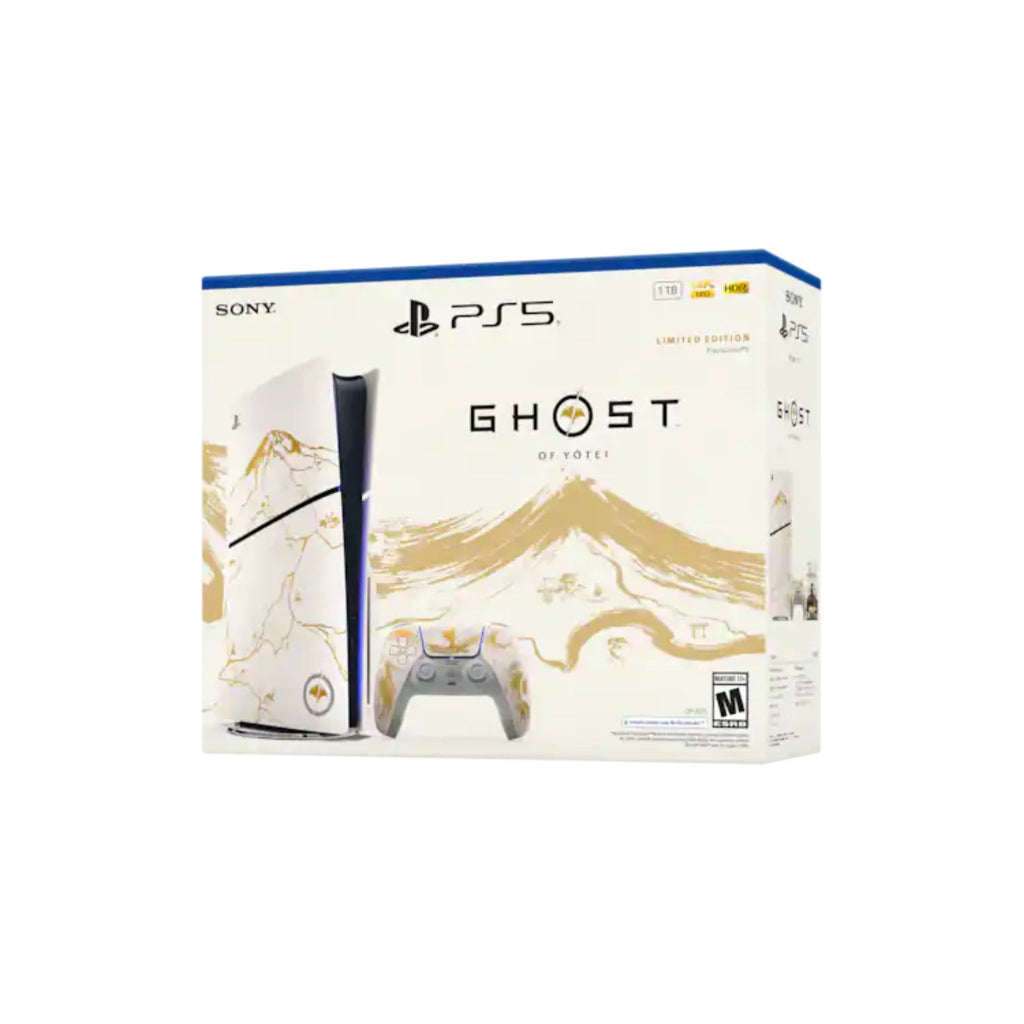 PlayStation 5 Console – Ghost of Yōtei Gold Limited Edition Bundle - THE LUX MOBILE