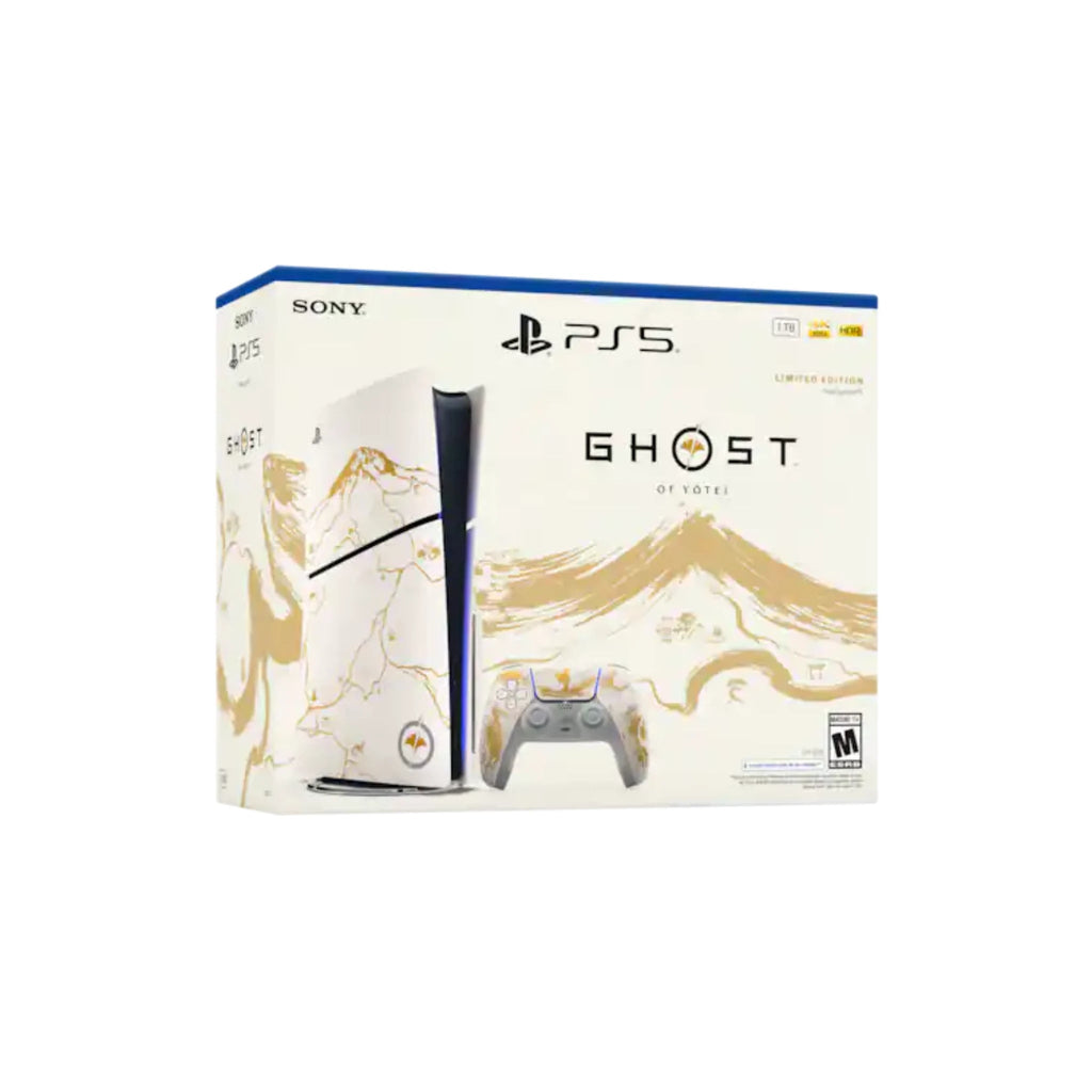 PlayStation 5 Console – Ghost of Yōtei Gold Limited Edition Bundle - THE LUX MOBILE