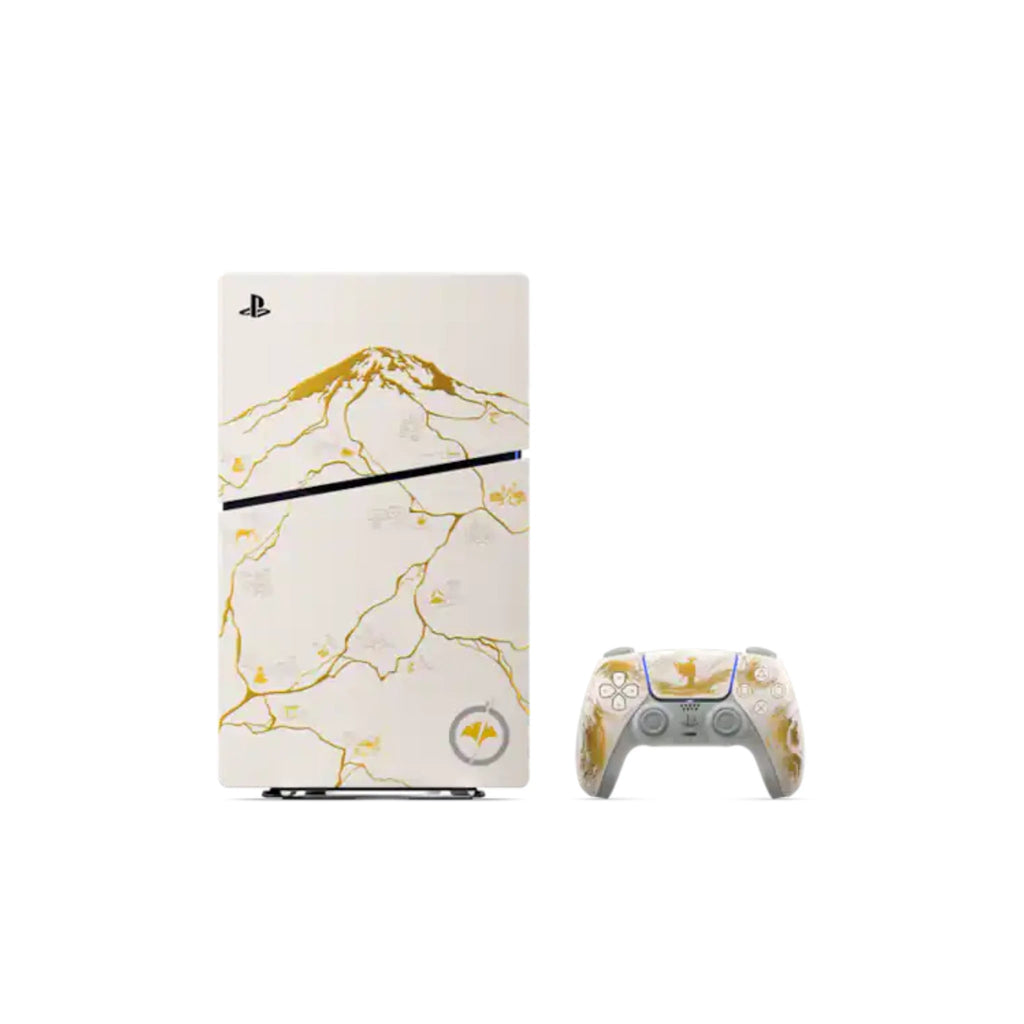 PlayStation 5 Console – Ghost of Yōtei Gold Limited Edition Bundle - THE LUX MOBILE